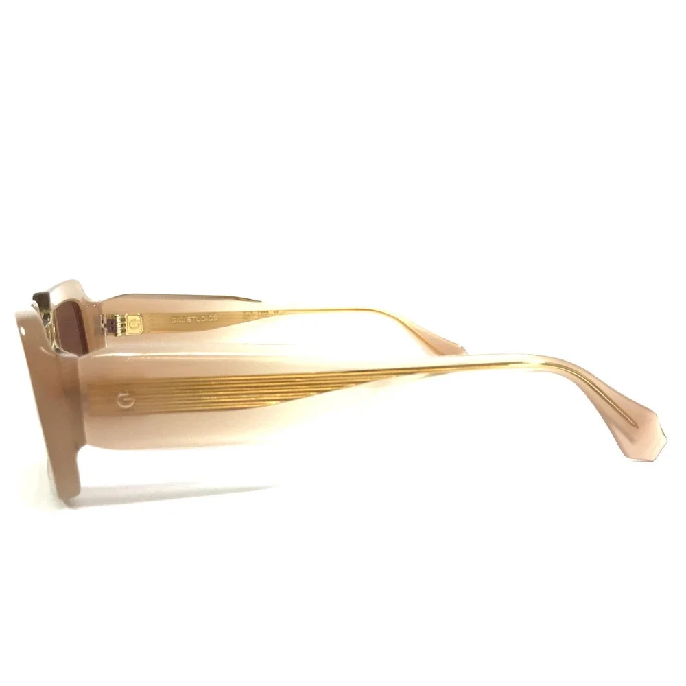 Gigi Studios Sunglasses CAMILLE GVS004A/C5 Nude Fade Frames with Brown Lenses